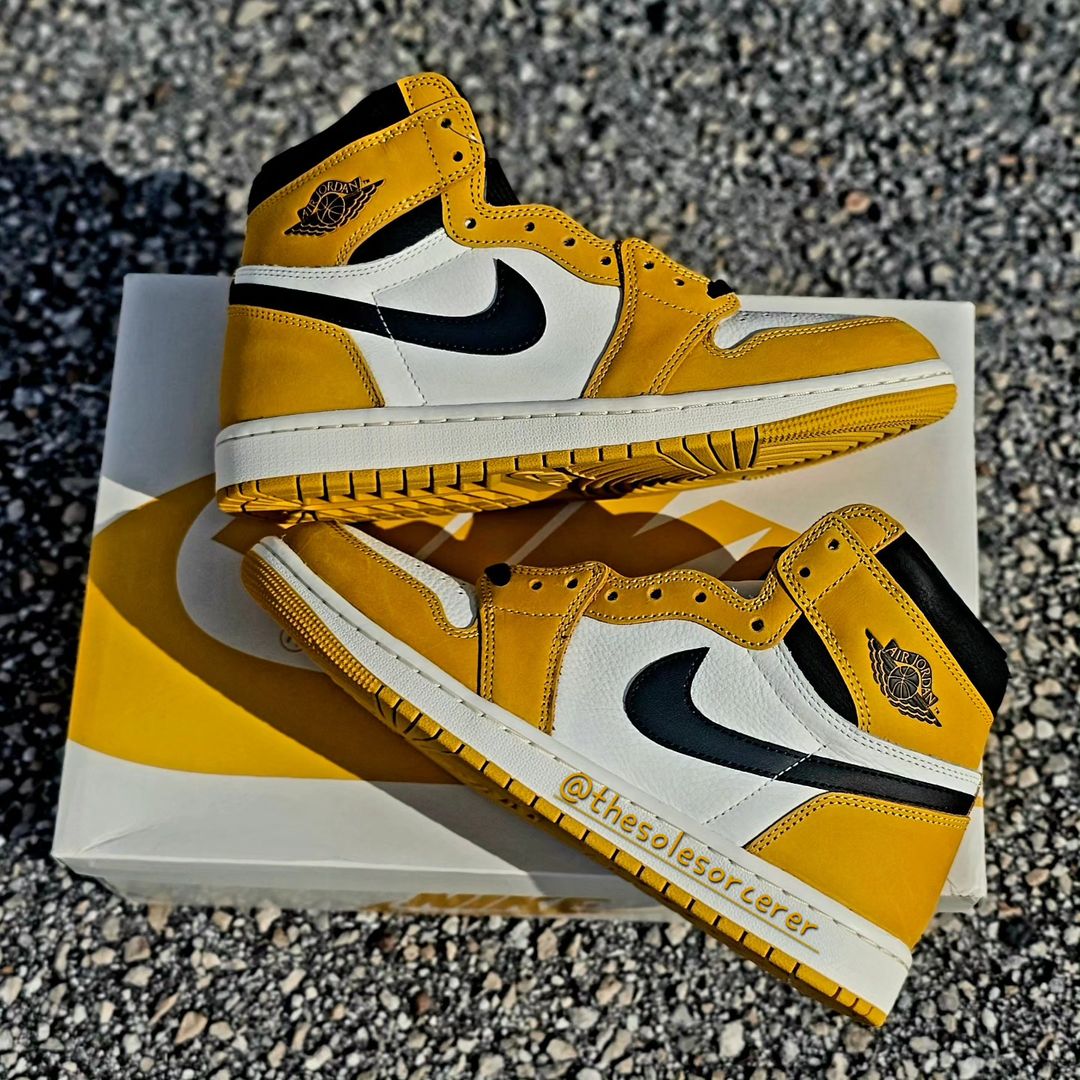 【国内 12/27 発売】ナイキ エア ジョーダン 1 ハイ OG “イエローオークル/ブラック” (NIKE AIR JORDAN 1 HIGH OG “Yellow Ochre/Black”) [DZ5485-701]