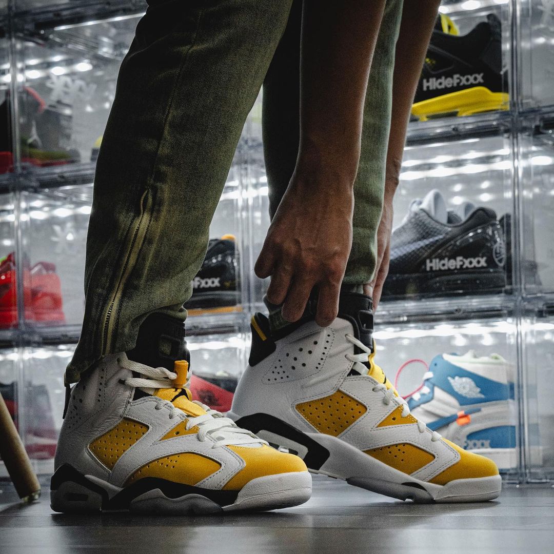 【国内 1/29 発売】ナイキ エア ジョーダン 6 レトロ “ホワイト/イエローオークル” (NIKE AIR JORDAN 6 RETRO “White/Yellow Ochre”) [CT8529-170]