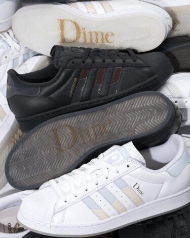 【国内 5/15 発売】Dime × adidas SKATEBOARDING SUPERSTAR ADV “White/Carbon” (ダイム アディダス スケートボーディング スーパースター ADV “ホワイト/カーボン”) [FZ6002/FZ6003]