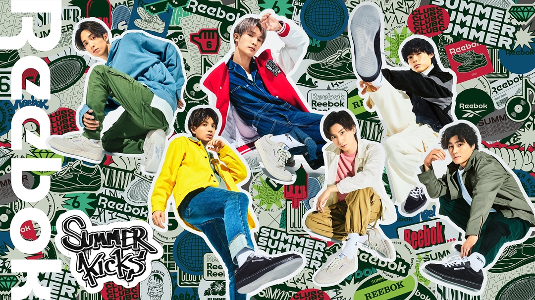 【6/21 18:00~再発売】SixTONES × リーボック 最新コラボ「“Summer Kicks” COLLECTION CLUB C 85 VINTAGE」 (ストーンズ REEBOK)