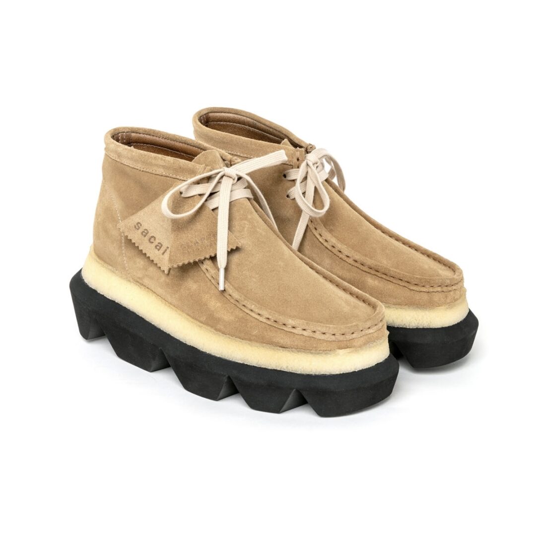 レザーやスエードのsacai × Clarks Wallabeeが5/26 発売 (サカイ クラークス ワラビー)