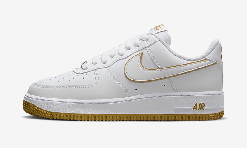 【国内 7/8 発売予定】ナイキ エア フォース 1 ロー “ホワイト/ブロンズ” (NIKE AIR FORCE 1 LOW “White-Bronzine”) [DV0788-104]