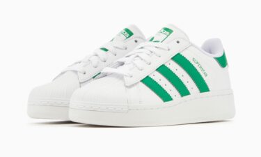 海外発売！adidas Originals SUPERSTAR XLG “White/Green” (アディダス オリジナルス スーパースター XLG “ホワイト/グリーン”) [IF8069]