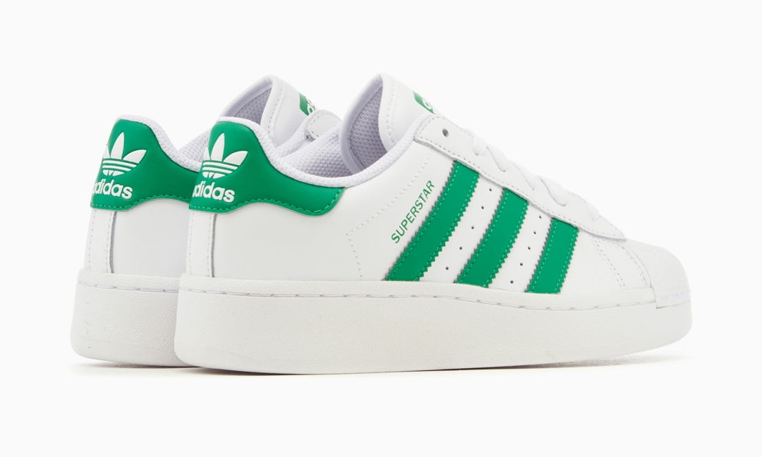 海外発売！adidas Originals SUPERSTAR XLG “White/Green” (アディダス オリジナルス スーパースター XLG “ホワイト/グリーン”) [IF8069]