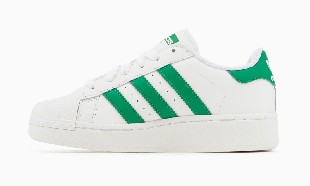 海外発売！adidas Originals SUPERSTAR XLG “White/Green” (アディダス オリジナルス スーパースター XLG “ホワイト/グリーン”) [IF8069]