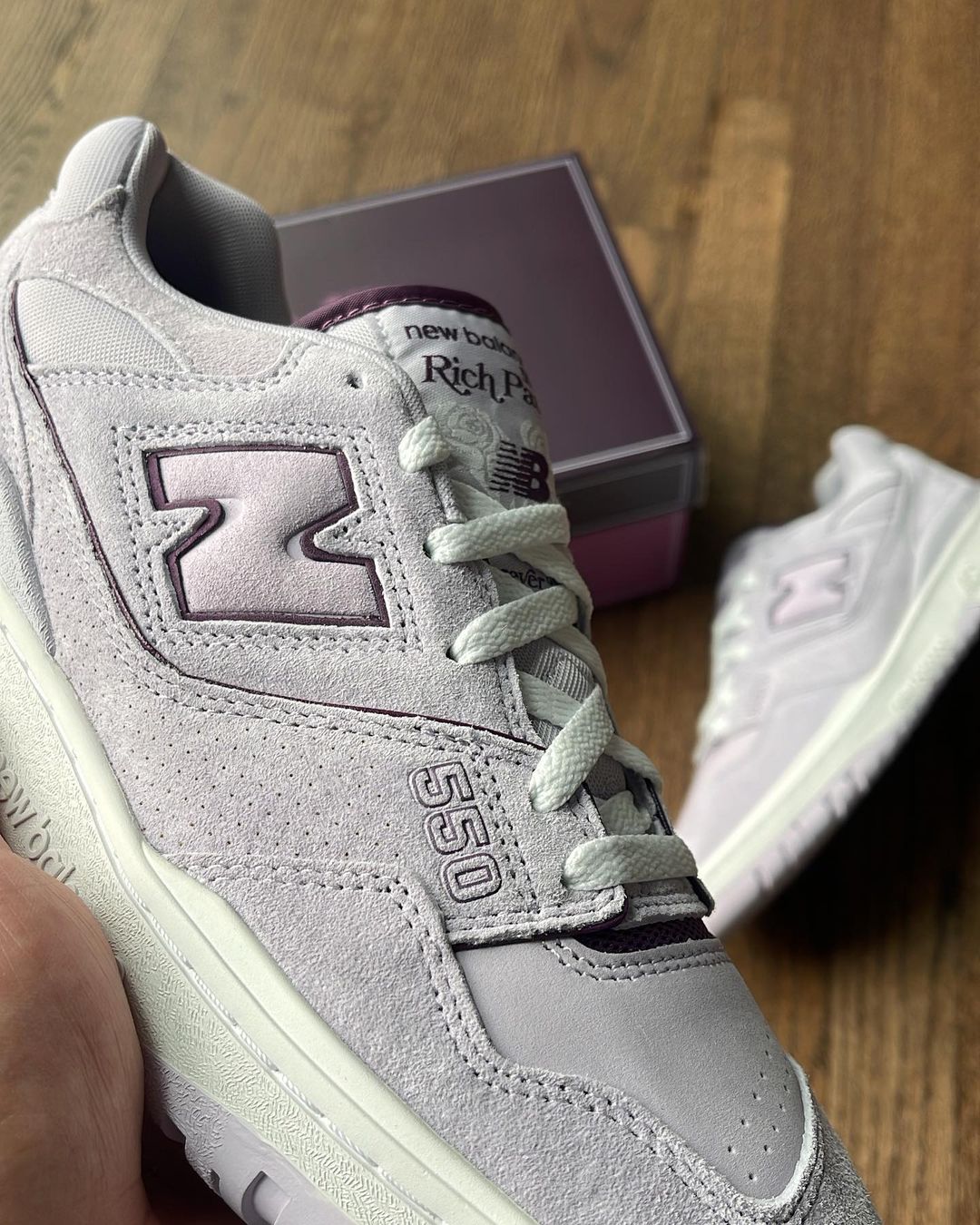 【国内 7/14 発売予定】Rich Paul x New Balance BB550 RR1 “Lavender” (リッチ・ポール ニューバランス “ラベンダー”)