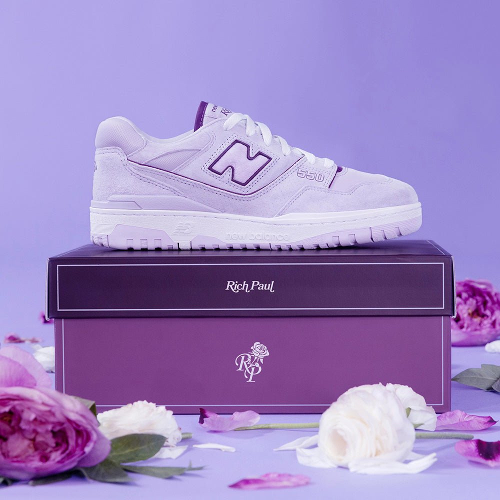 海外 7/1 発売！Rich Paul x New Balance BB550 RR1 "Lavender" (リッチ・ポール ニューバランス "ラベンダー")