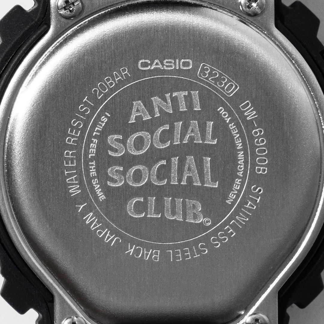 【6/24 発売】G-SHOCK DW6900 × Anti Social Social Club 2023 A/W (Gショック ジーショック アンチ ソーシャル ソーシャル クラブ 2023年 秋冬 コレクション)