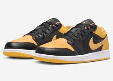 2024年 1月 発売予定！ナイキ エア ジョーダン 1 ロー “ブラック/イエローオークル” (NIKE AIR JORDAN 1 “Black/Yellow Ochre”) [553558-072]