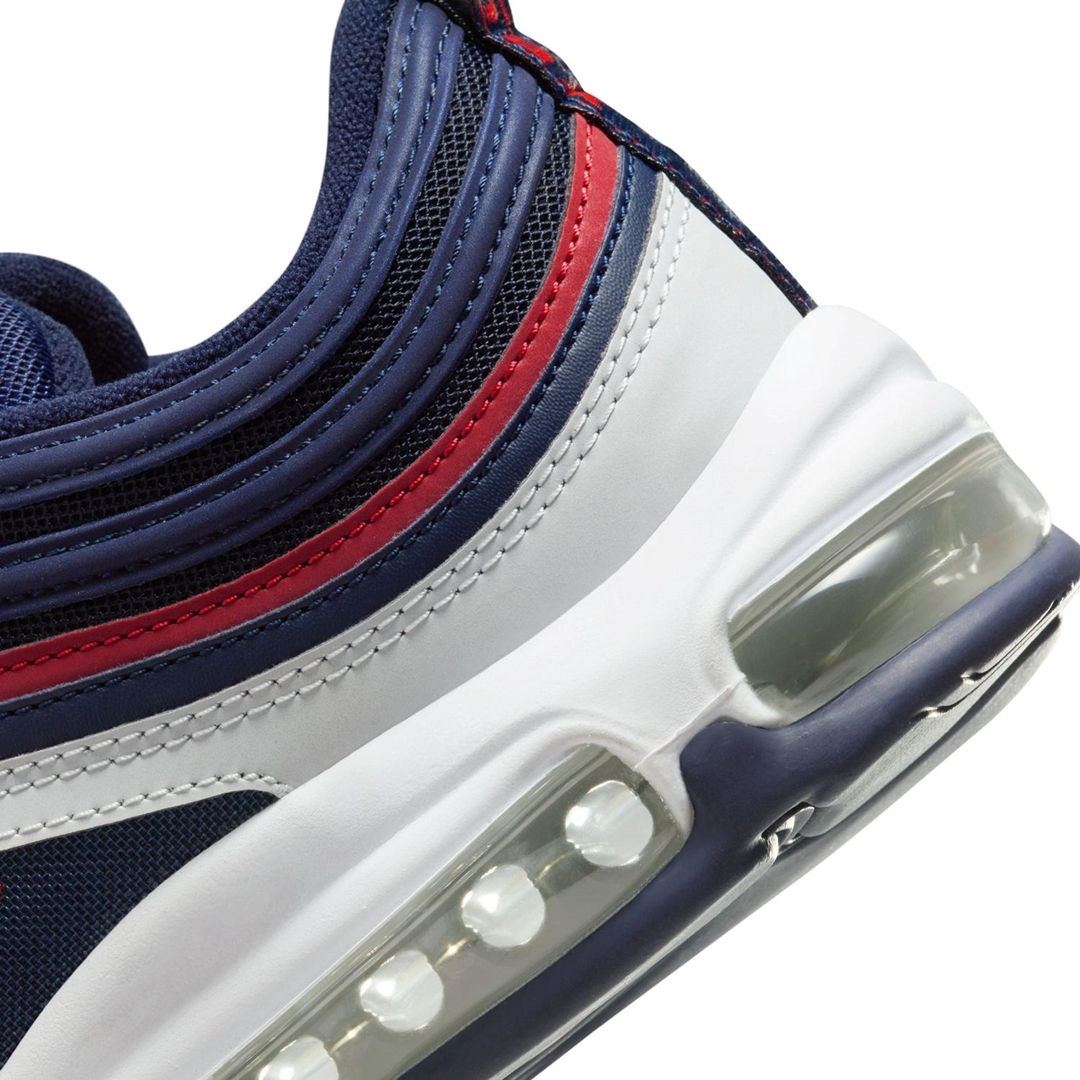 【国内 6/22 発売】ナイキ エア マックス 97 “USA/ミッドナイトネイビー/トラックレッド” (NIKE AIR MAX 97 “USA/Midnight Navy/Track Red”) [921826-405]