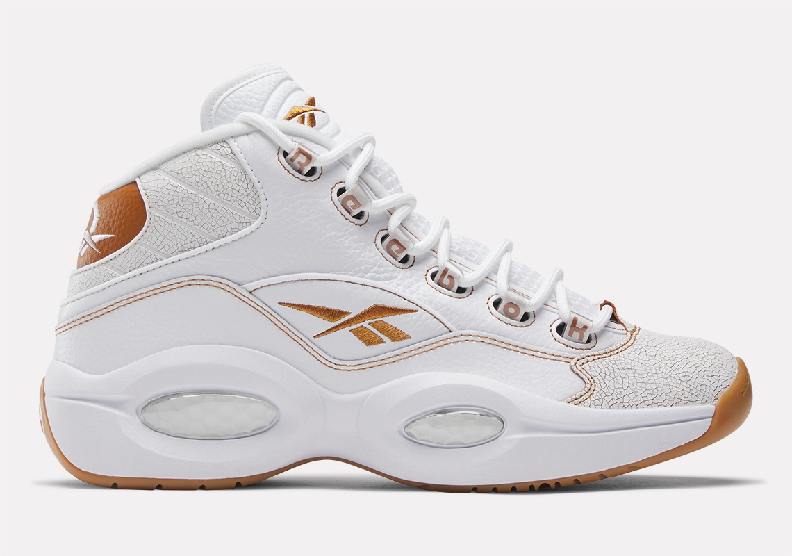 【国内 7/1 発売】REEBOK QUESTION MID “White/Tobacco” (リーボック クエスチョン ミッド “ホワイト/タバコ”) [IF4782]