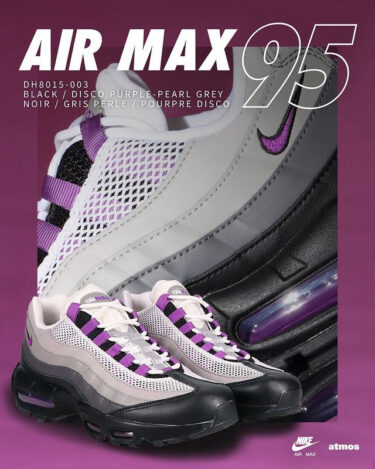 【国内 6/30 発売】ナイキ ウィメンズ エア マックス 95 “ネクストネイチャー/ブラック/ディスコパープル” (NIKE WMNS AIR MAX 95 Next Nature “Black/Disco Purple”) [DH8015-003]