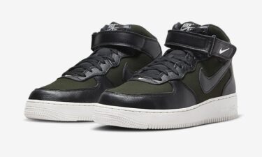 【国内 7/10 発売】ナイキ エア フォース 1 ミッド 07 LX ”オリーブ/ブラック” (NIKE AIR FORCE 1 MID 07 LX NBHD “Olive/Black”) [FB2036-300]