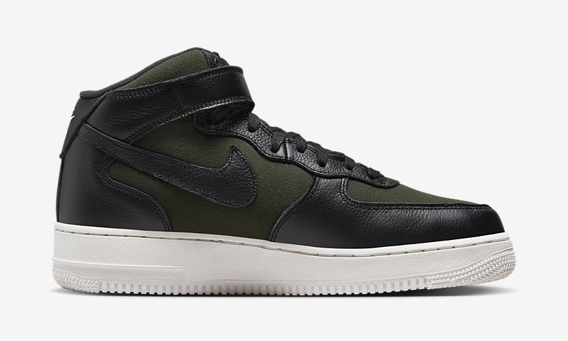 【国内 7/10 発売】ナイキ エア フォース 1 ミッド 07 LX ”オリーブ/ブラック” (NIKE AIR FORCE 1 MID 07 LX NBHD “Olive/Black”) [FB2036-300]