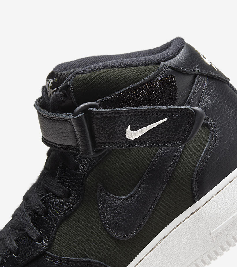 【国内 7/10 発売】ナイキ エア フォース 1 ミッド 07 LX ”オリーブ/ブラック” (NIKE AIR FORCE 1 MID 07 LX NBHD “Olive/Black”) [FB2036-300]