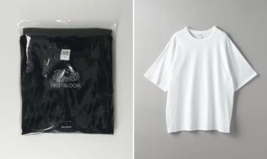 7/1 発売！VAINL ARCHIVE × FRUIT OF THE LOOM クルーネックTEE (ヴァイナルアーカイブ フルーツ・オブ・ザ・ルーム)