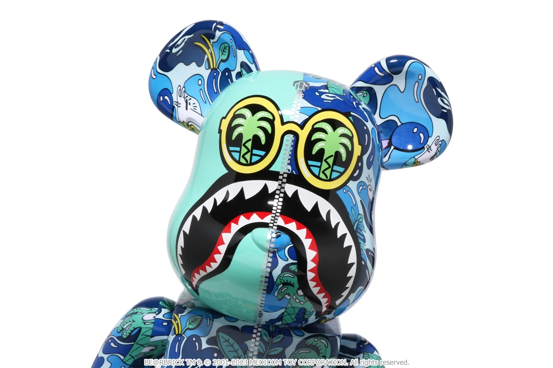 6/17 発売！BE@RBRICK × A BATHING APE × Steven Harrington SHARK 100% & 400% / 1000% (ベアブリック ア ベイシング エイプ)