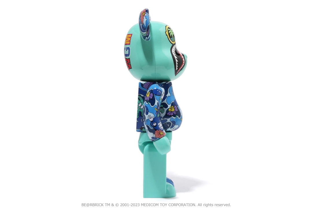 6/17 発売！BE@RBRICK × A BATHING APE × Steven Harrington SHARK 100% & 400% / 1000% (ベアブリック ア ベイシング エイプ)