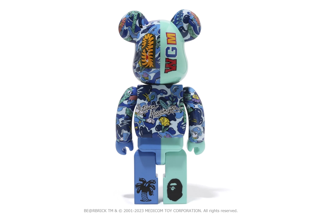 6/17 発売！BE@RBRICK × A BATHING APE × Steven Harrington SHARK 100% & 400% / 1000% (ベアブリック ア ベイシング エイプ)