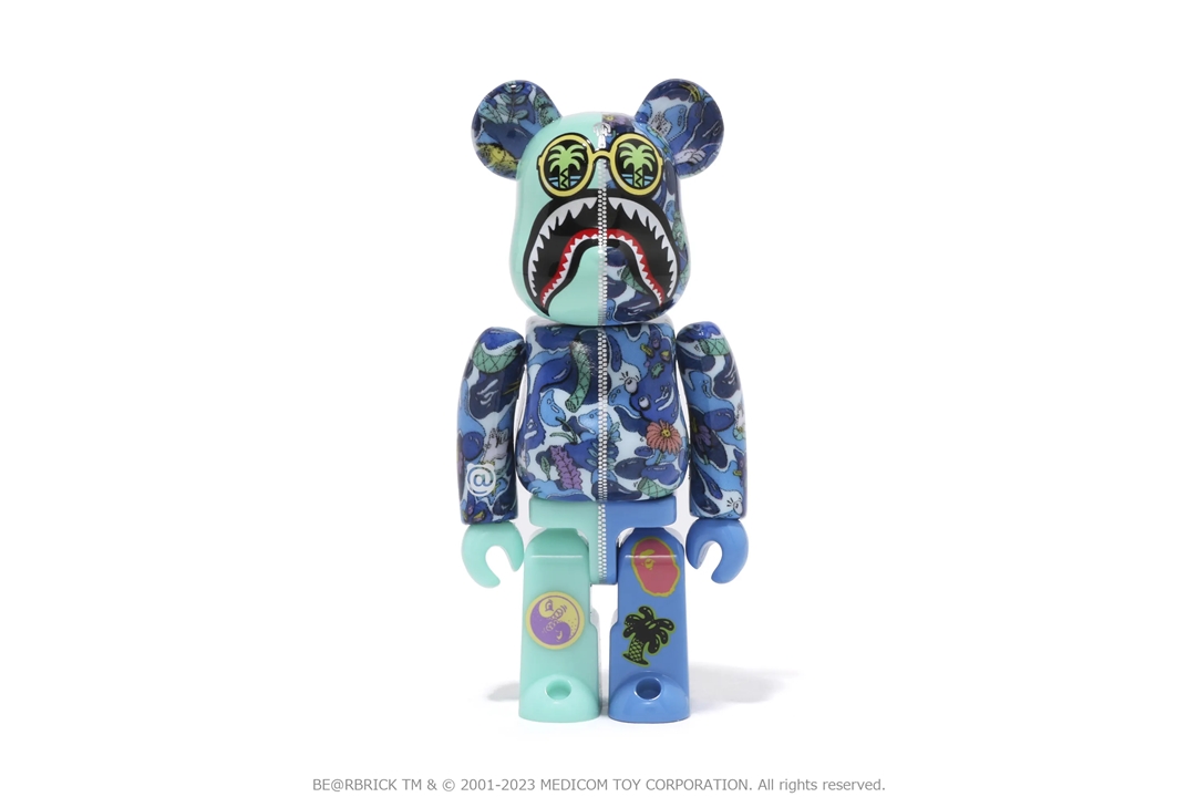 6/17 発売！BE@RBRICK × A BATHING APE × Steven Harrington SHARK 100% & 400% / 1000% (ベアブリック ア ベイシング エイプ)