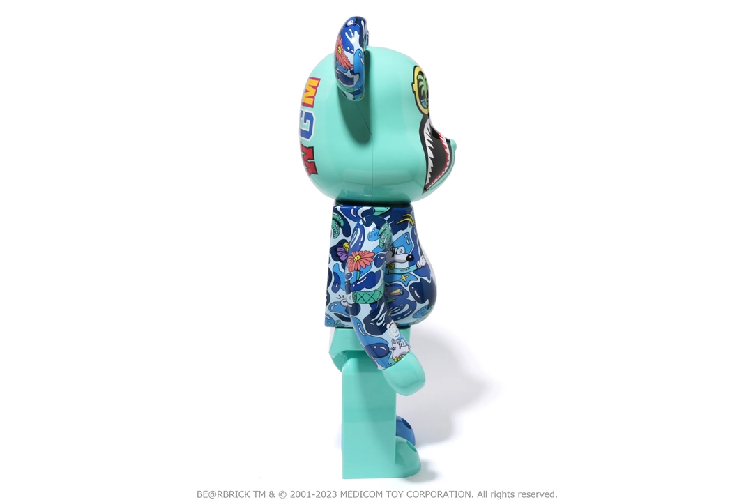 6/17 発売！BE@RBRICK × A BATHING APE × Steven Harrington SHARK 100% & 400% / 1000% (ベアブリック ア ベイシング エイプ)