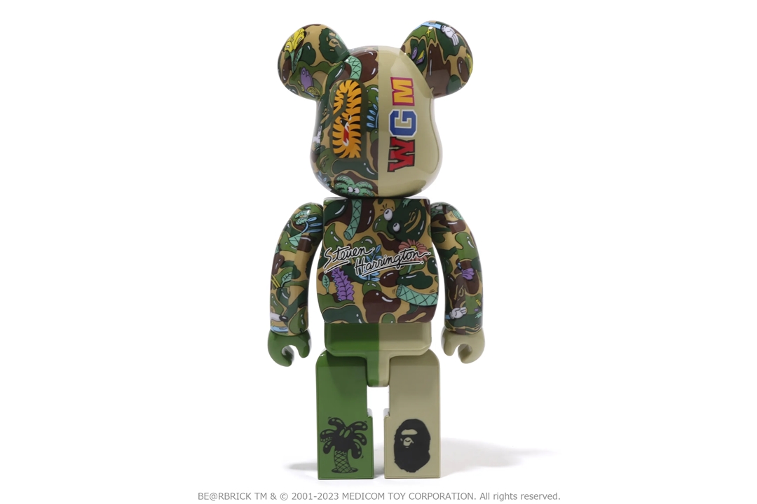 6/17 発売！BE@RBRICK × A BATHING APE × Steven Harrington SHARK 100% & 400% / 1000% (ベアブリック ア ベイシング エイプ)