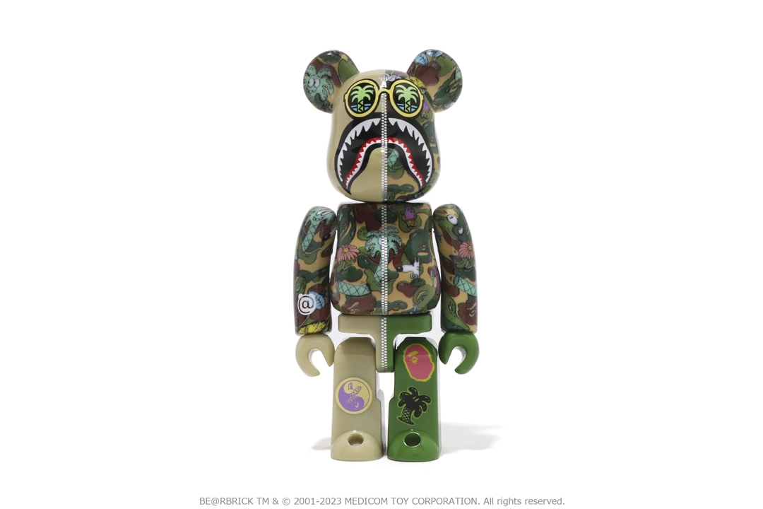 6/17 発売！BE@RBRICK × A BATHING APE × Steven Harrington SHARK 100% & 400% / 1000% (ベアブリック ア ベイシング エイプ)