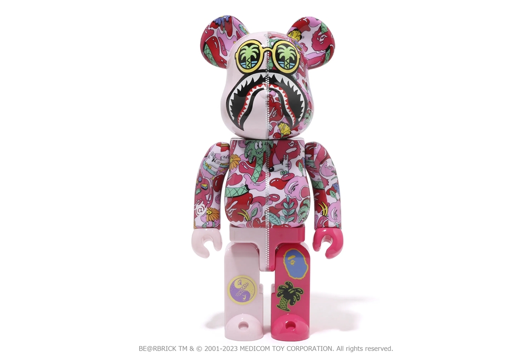 6/17 発売！BE@RBRICK × A BATHING APE × Steven Harrington SHARK 100% & 400% / 1000% (ベアブリック ア ベイシング エイプ)