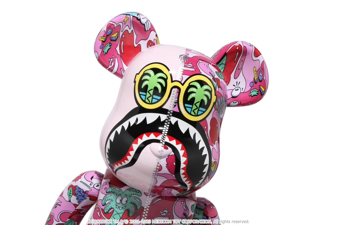 6/17 発売！BE@RBRICK × A BATHING APE × Steven Harrington SHARK 100% & 400% / 1000% (ベアブリック ア ベイシング エイプ)