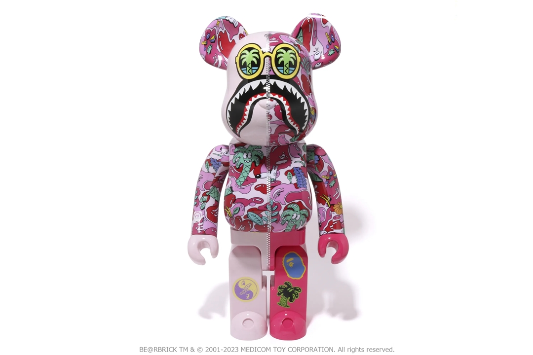 6/17 発売！BE@RBRICK × A BATHING APE × Steven Harrington SHARK 100% & 400% / 1000% (ベアブリック ア ベイシング エイプ)