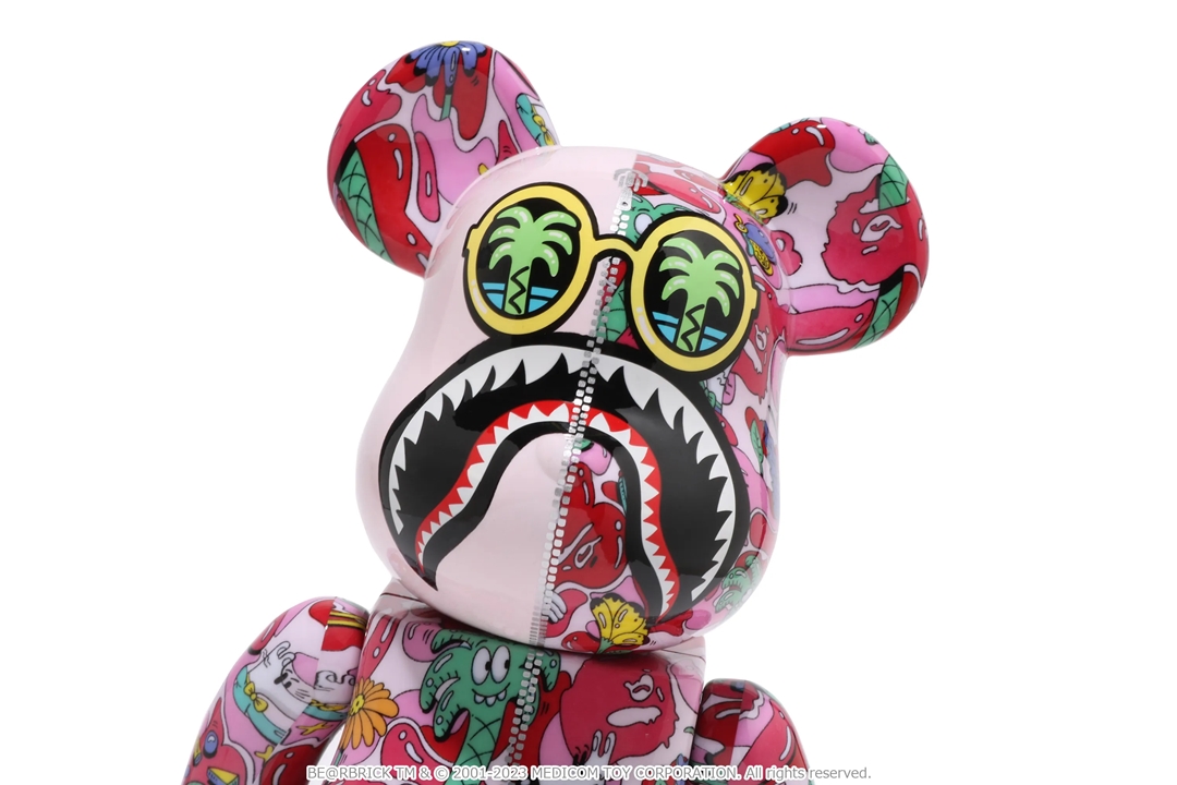 6/17 発売！BE@RBRICK × A BATHING APE × Steven Harrington SHARK 100% & 400% / 1000% (ベアブリック ア ベイシング エイプ)