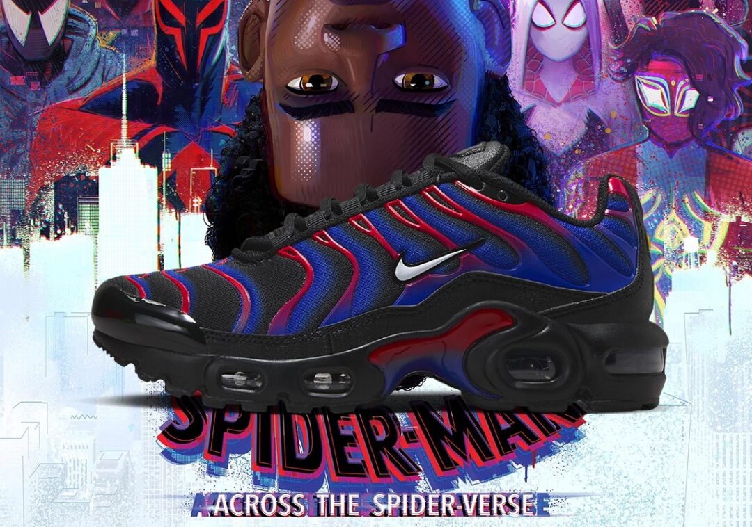 海外発売！ナイキ エア マックス プラス “スパイダーマン/ブラック” (NIKE AIR MAX PLUS “Spider-Man/Black”) [FN7805-001]