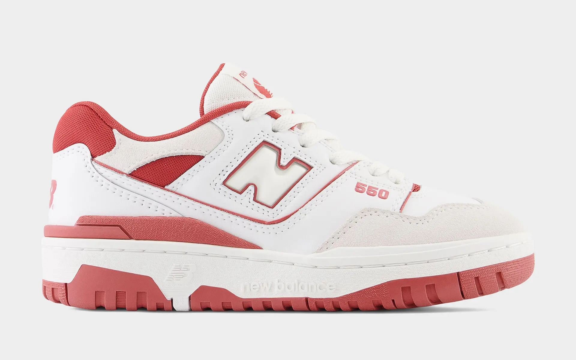 海外発売！New Balance BB550 STB “White/Red” (ニューバランス)