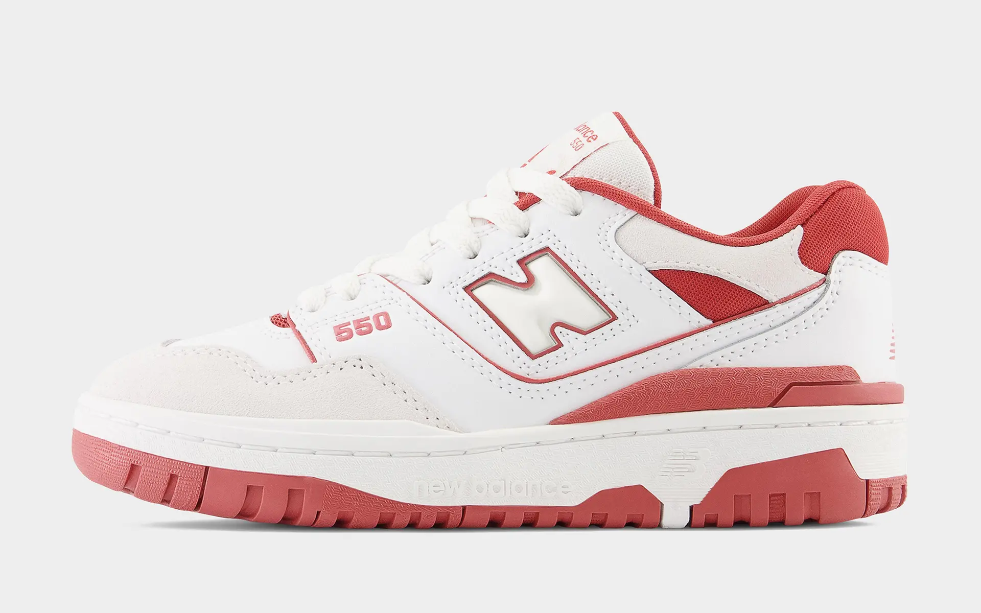 海外発売！New Balance BB550 STB “White/Red” (ニューバランス)