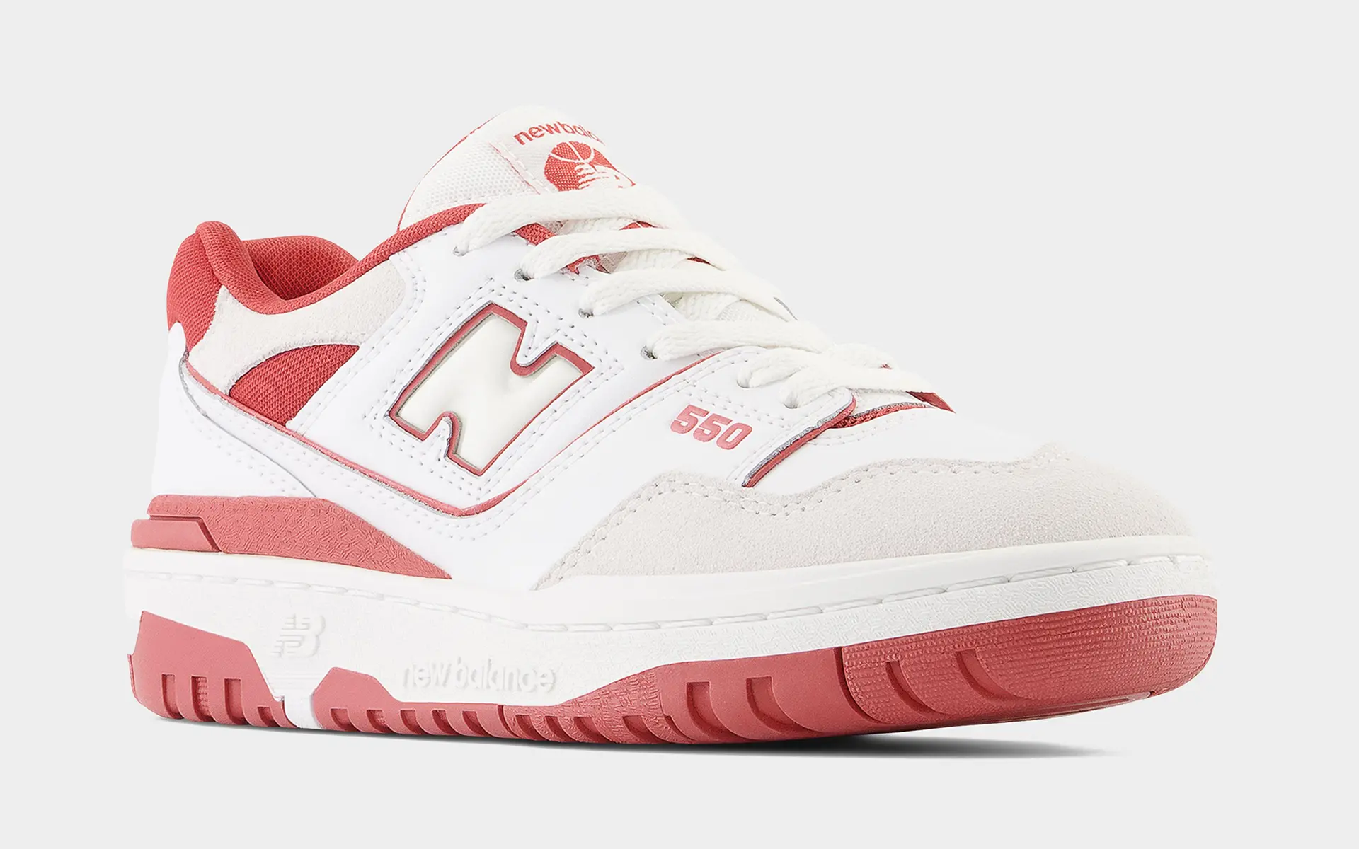 海外発売！New Balance BB550 STB “White/Red” (ニューバランス)