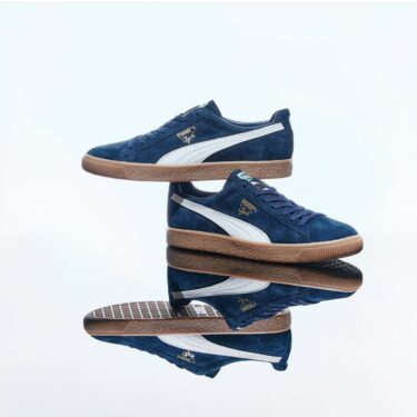 【国内 7/1 先行発売】BILLY’S別注 PUMA CLYDE MIJ “Navy” (ビリーズ プーマ クライド メイドインジャパン “ネイビー”) [395759-01]