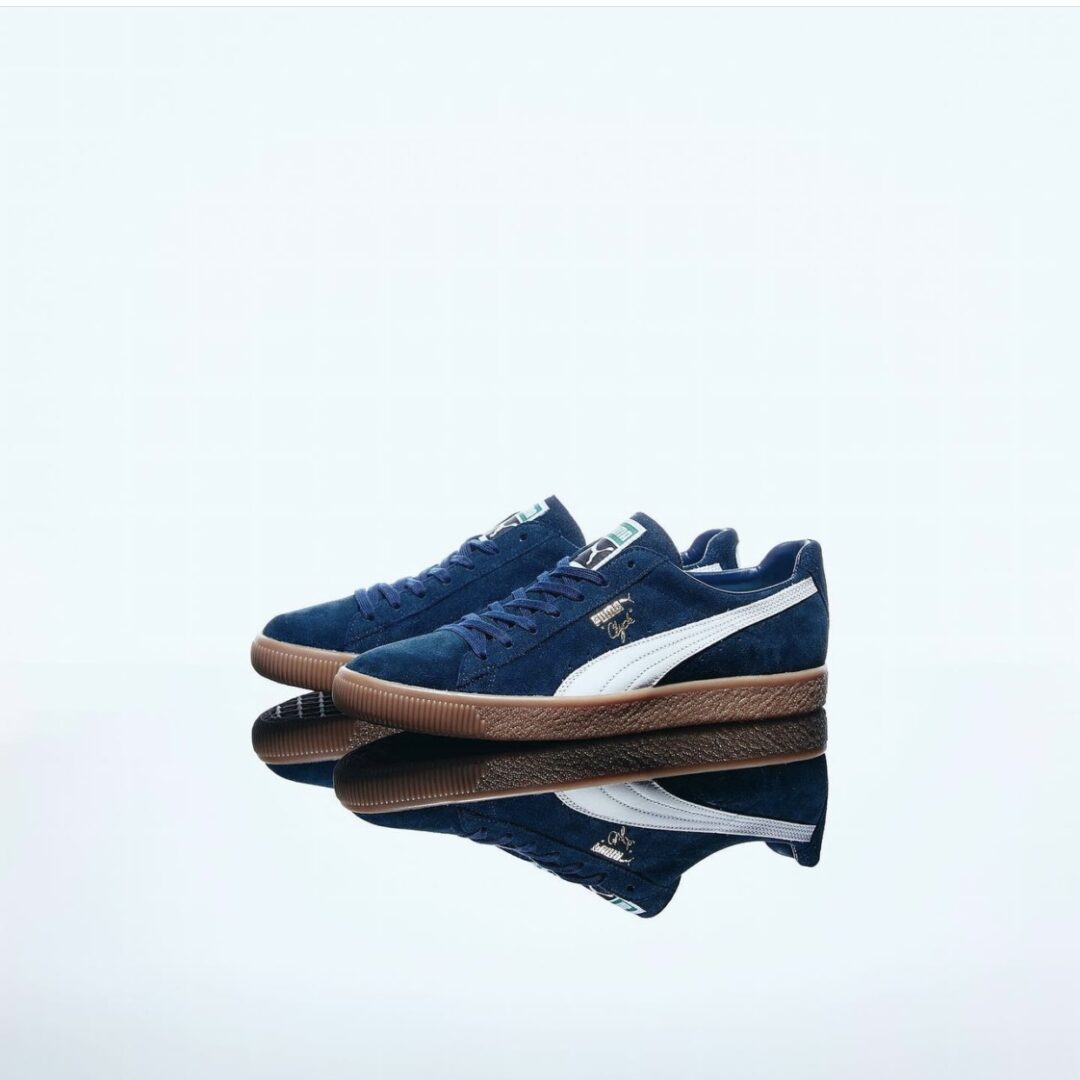 【国内 7/1 先行発売】BILLY’S別注 PUMA CLYDE MIJ “Navy” (ビリーズ プーマ クライド メイドインジャパン “ネイビー”) [395759-01]