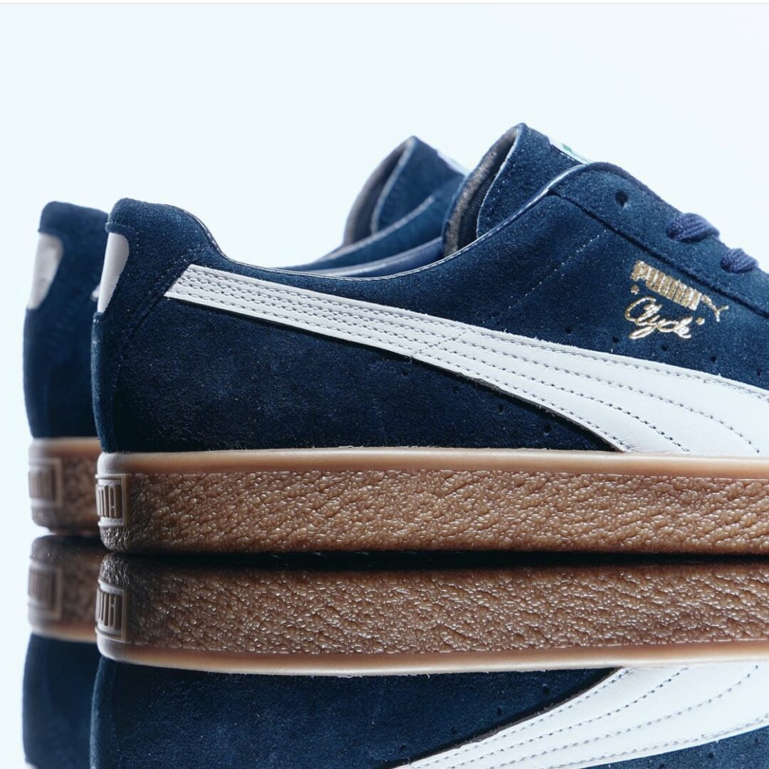 【国内 7/1 先行発売】BILLY’S別注 PUMA CLYDE MIJ “Navy” (ビリーズ プーマ クライド メイドインジャパン “ネイビー”) [395759-01]