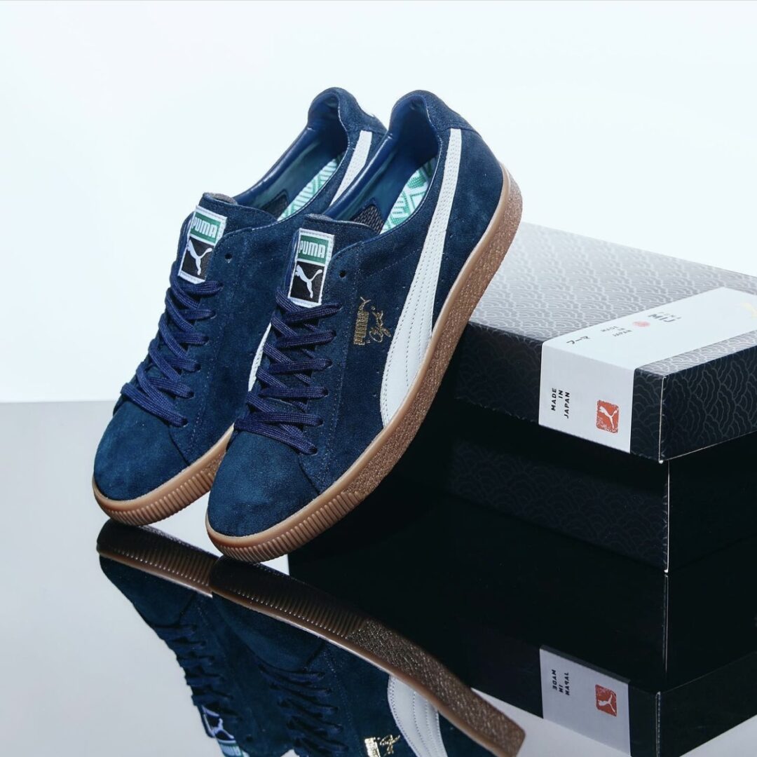 【国内 7/1 先行発売】BILLY’S別注 PUMA CLYDE MIJ “Navy” (ビリーズ プーマ クライド メイドインジャパン “ネイビー”) [395759-01]