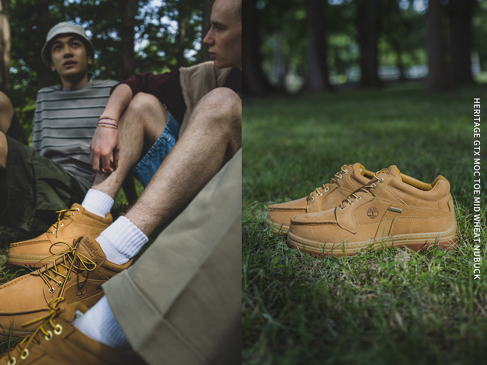 10数年ぶりに国内展開される名作「Timberland MOC TOE」とBEAMSが別注！「HERITAGE GORE-TEX MOC TOE MIDDLE WHEAT NUBUCK」が6/10、6/17 発売 (ティンバーランド ビームス)