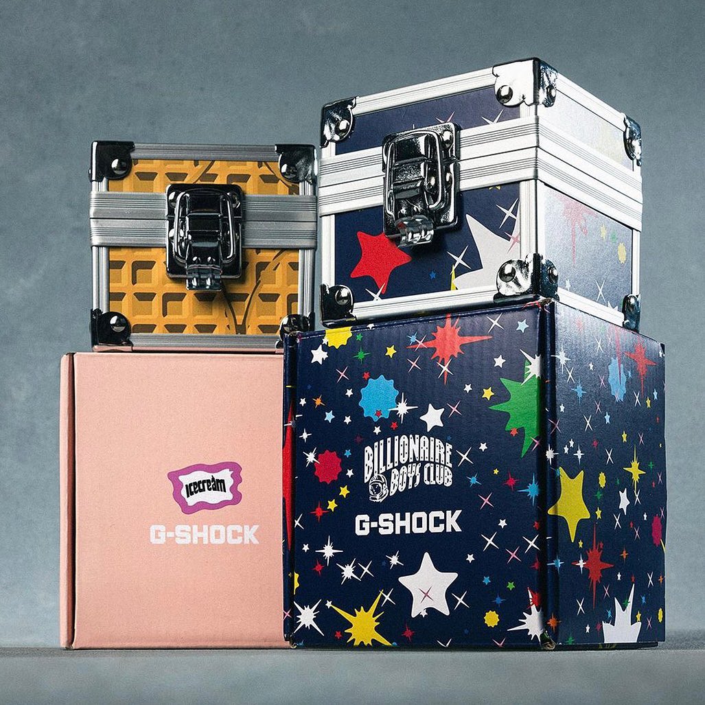 海外 6/16 発売！G-SHOCK x BILLIONAIRE BOYS CLUB/ICECREAM (Gショック ジーショック ビリオネア ボーイズ クラブ)