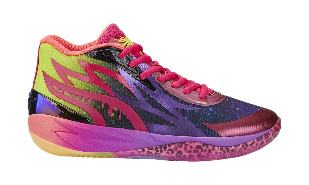 【国内 6/9 発売】PUMA MB.02 BE YOU “Purple/Multi” (プーマ ラメロ・ボール LaMelo Ball) [378283-01]