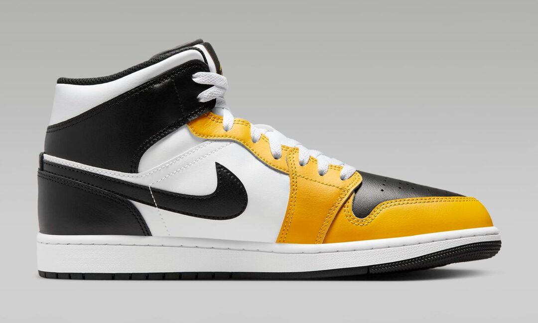 【国内 1/27 発売】ナイキ エア ジョーダン 1 ミッド “イエローオークル/ホワイト” (NIKE AIR JORDAN 1 MID “Yellow Ochre/White”) [DQ8426-701]