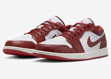 2024年 2月 発売予定！ナイキ エア ジョーダン 1 ロー “ホワイト/デューンレッド” (NIKE AIR JORDAN 1 LOW “White/Dune Red”) [FJ3459-160]