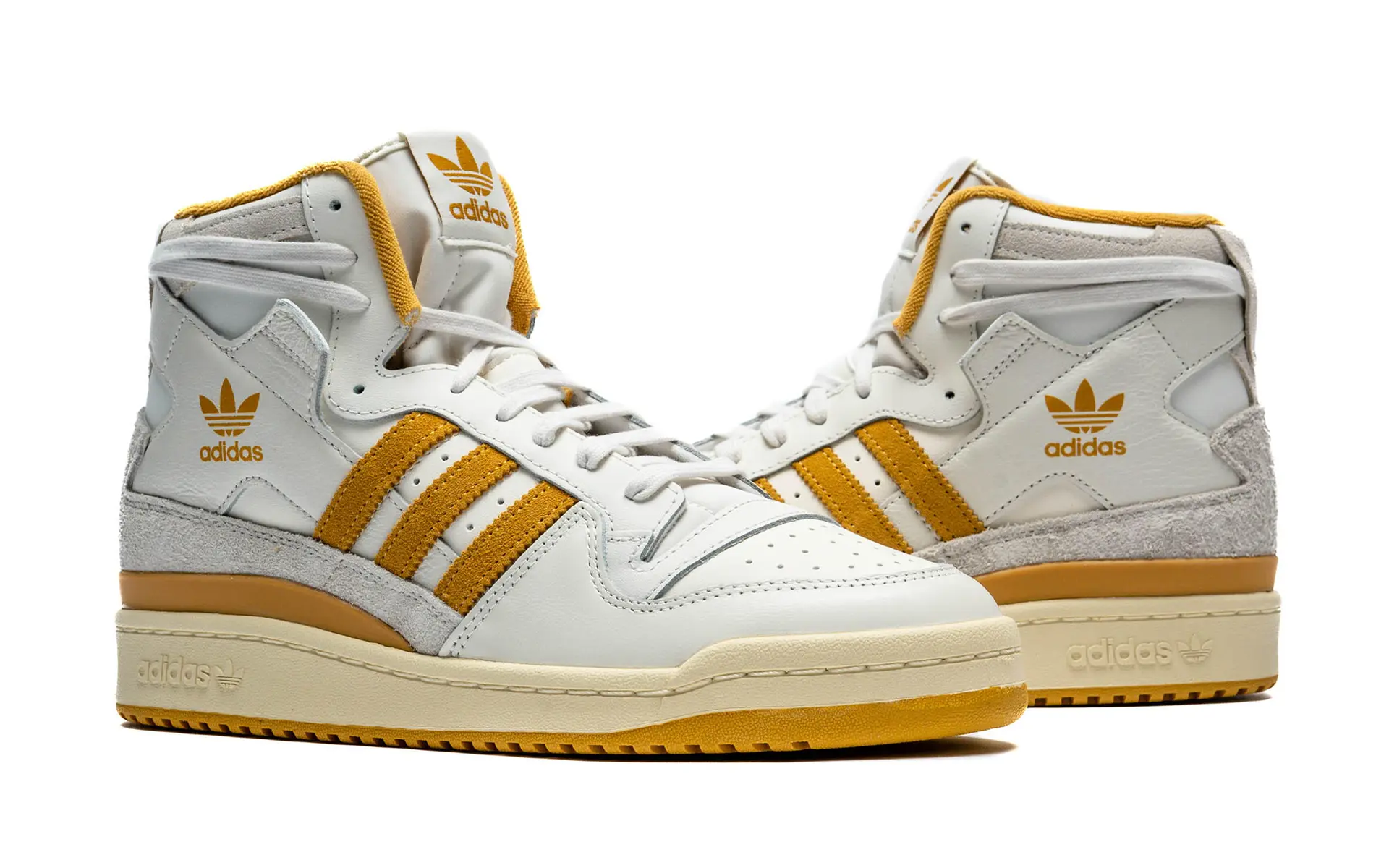 海外発売！adidas Originals FORUM 84 HI “Off White/Easy Yellow” (アディダス オリジナルス フォーラム 84 ハイ “オフホワイト/イージーイエロー”) [IG0053]