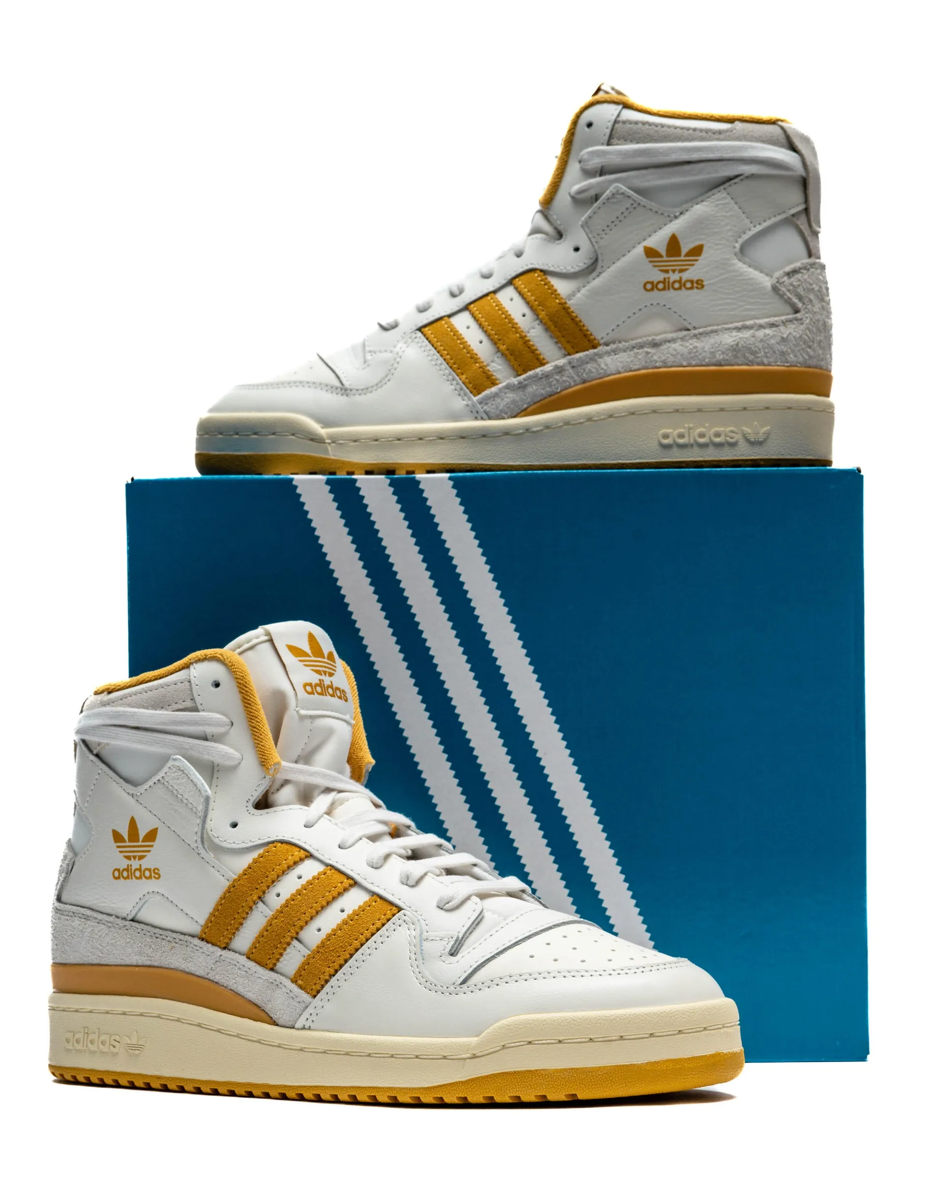 海外発売！adidas Originals FORUM 84 HI “Off White/Easy Yellow” (アディダス オリジナルス フォーラム 84 ハイ “オフホワイト/イージーイエロー”) [IG0053]