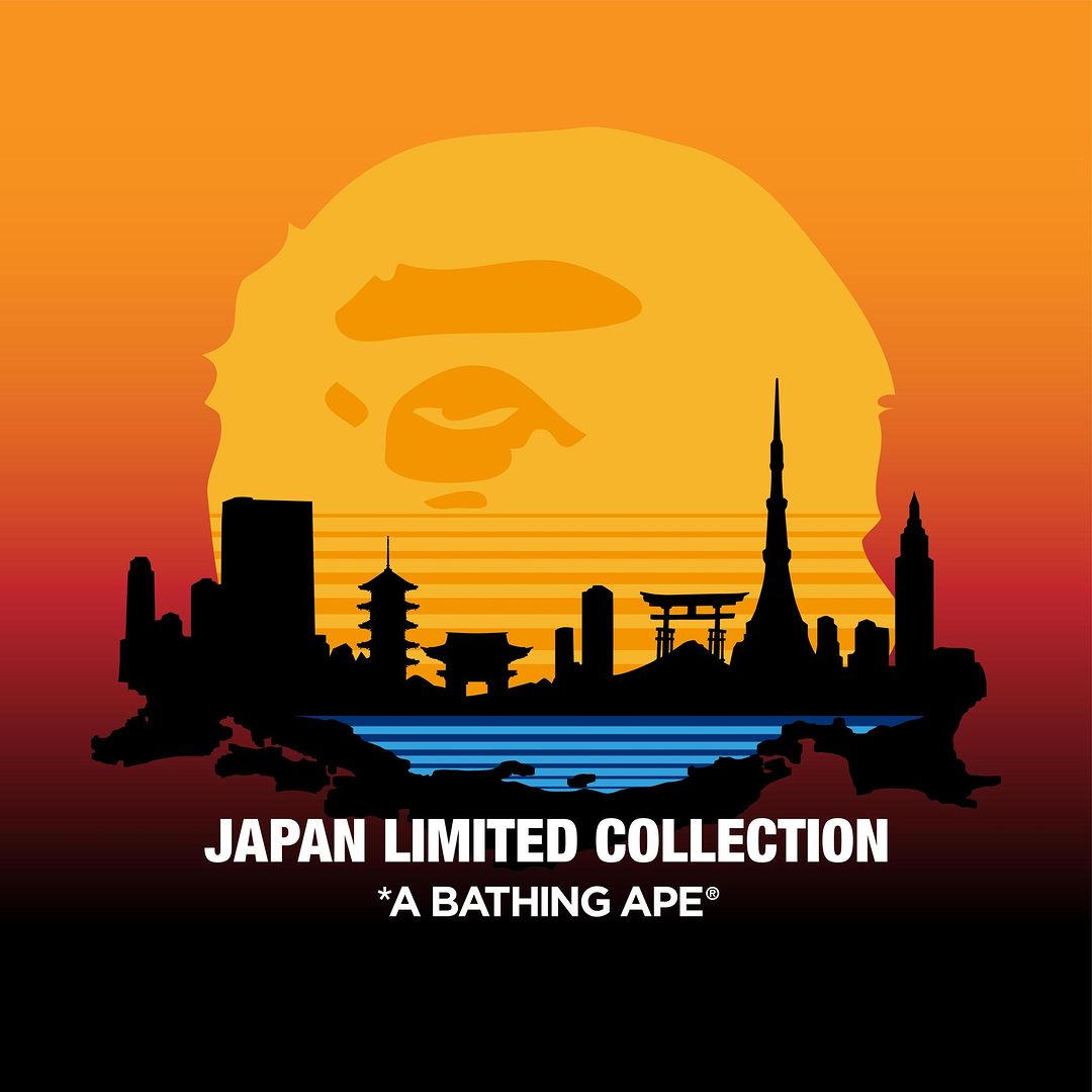 A BATHING APE “JAPAN LIMITED COLLECTION”が、 発売 ア