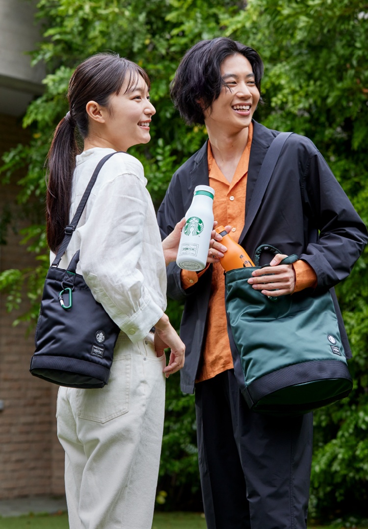 スタバ × ポーター「マイボトルを持って、もっとお出かけしたくなる」コラボレーションが6/21 発売 (STARBUCKS PORTER)