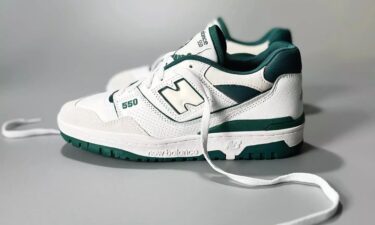 海外発売！New Balance BB550 STA “Green/White” (ニューバランス)