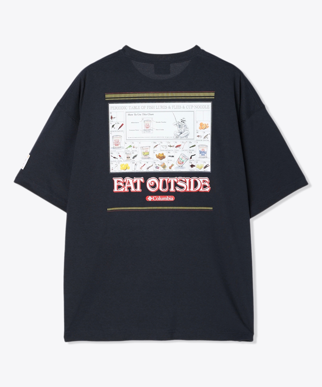 コロンビア × カップヌードル コラボ第3弾「ベイシントゥーガーデンショートスリーブTシャツ」が6/30 発売 (Columbia)